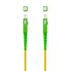 Nanocable Cable fibra SC/APC LSZH Amarillo 2m