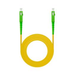 Nanocable Cable fibra SC/APC LSZH Amarillo 15m