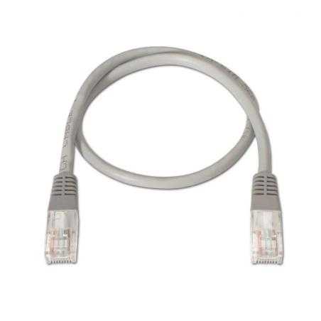 Aisens Latiguillo RJ45 CAT.6 UTP 1.0m Gris Cobre