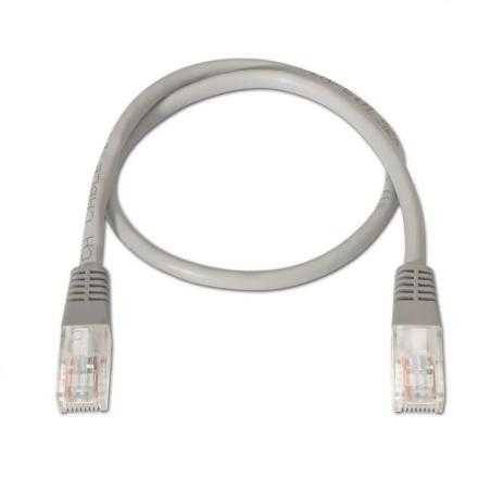 Aisens Latiguillo RJ45 CAT.6 UTP 2.0m Gris Cobre