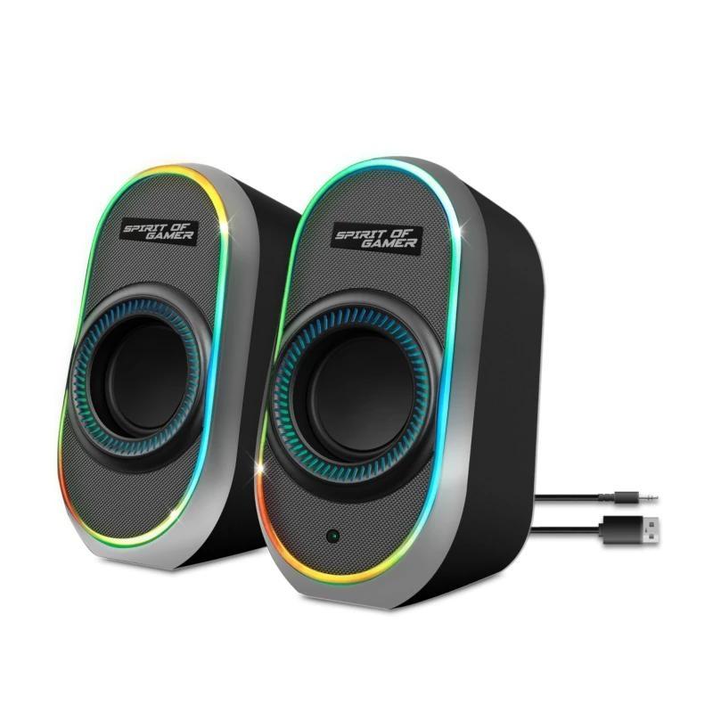 Spirit of Gamer Altavoz 2.0 FANATIC 500 RGB Black Spirit of Gamer Altavoz 2.0 FANATIC 500 RGB Black