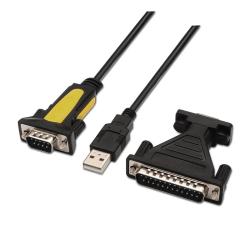 Nanocable Adaptador Usb a Serie DB9M/25H