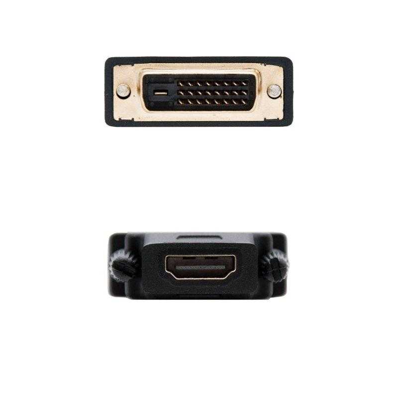 Nanocable Conversor DVI-D Macho/HDMI Hembra