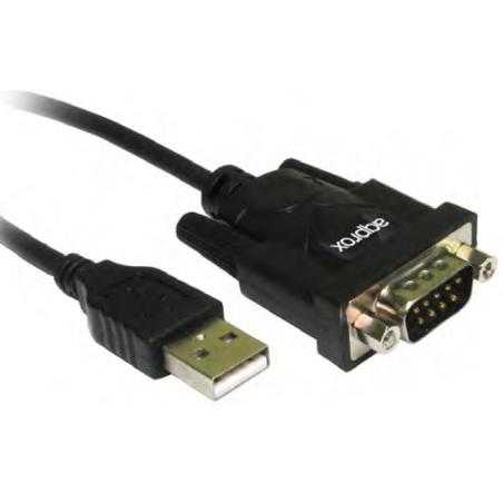 approx APPC27 Adaptador USB A SERIE DB9M 0,75 M.