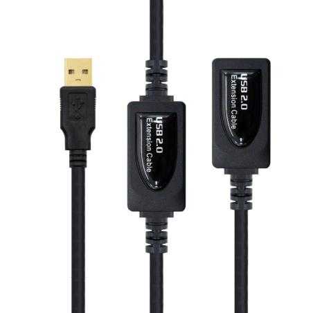 Nanocable Cable USB 2.0 Prolong. Amplificador 10M