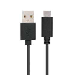 Nanocable Cable USB 2.0 3A Tipo USB-C/M-A/M 1 M