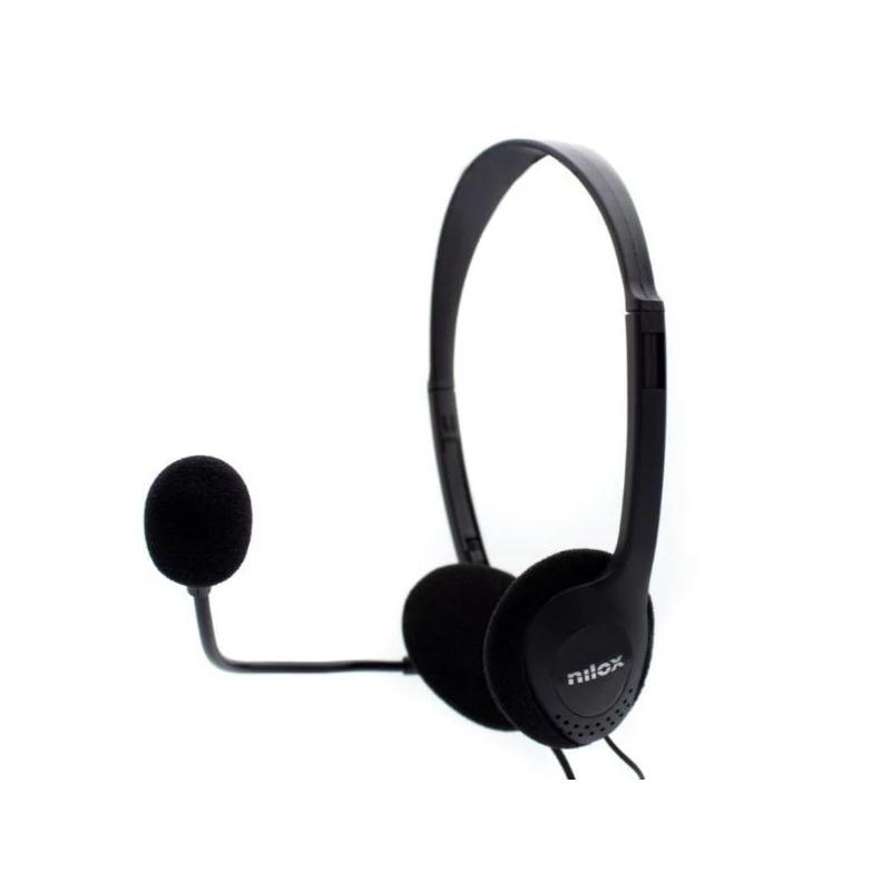 Nilox Auriculares NXCM0000004 Doble Jack Negro Nilox Auriculares NXCM0000004 Doble Jack Negro