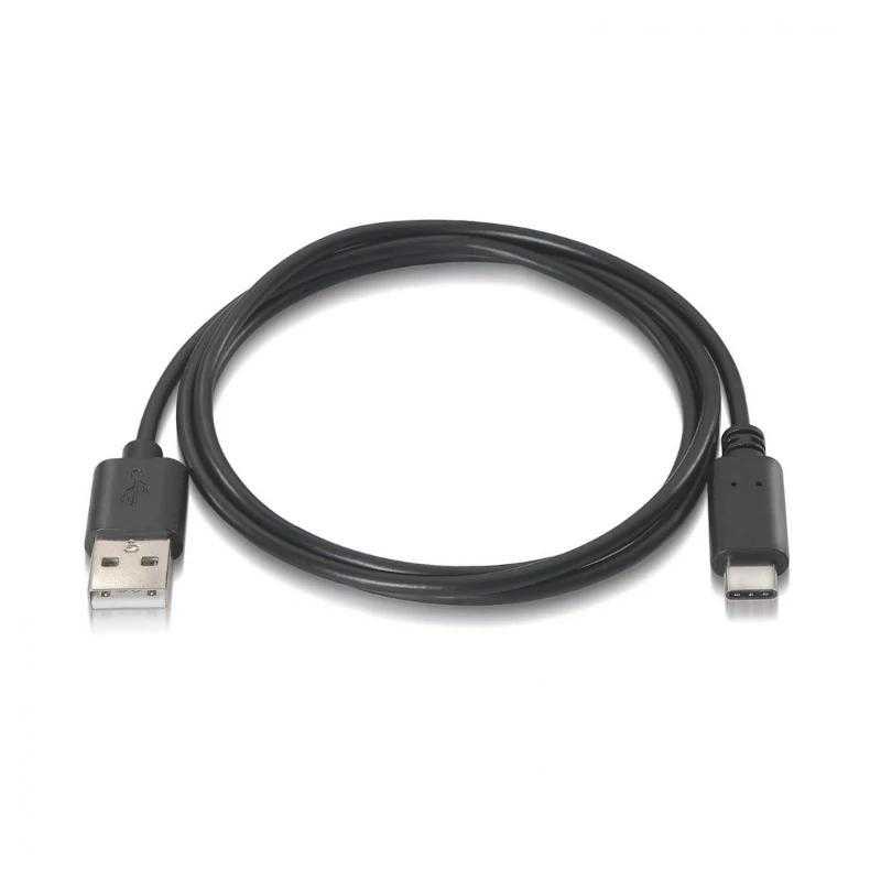 Aisens Cable USB 2.0 3A USB-C/M-A/M negro 1.0m