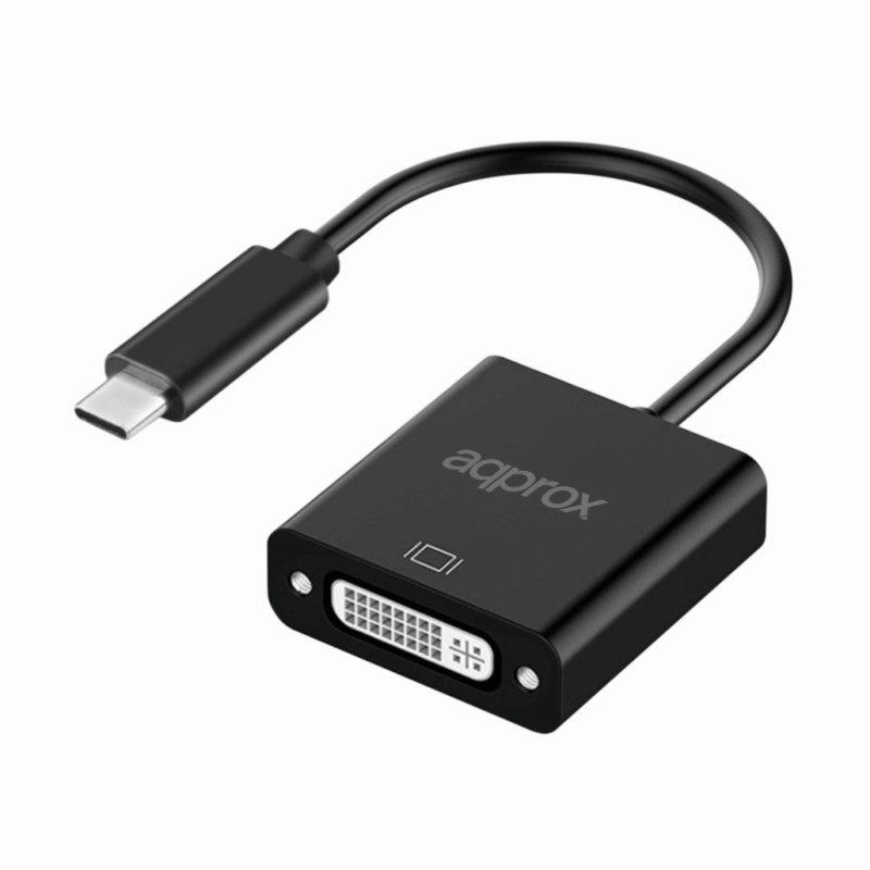 APPROX Adaptador USB Tipo-C a DVI APPROX Adaptador USB Tipo-C a DVI