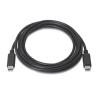 Aisens Cable USB 2.0 3A C/M-C/M Negro 2.0M