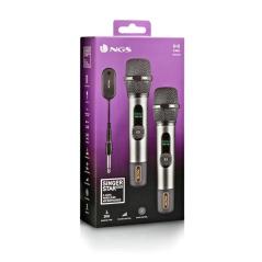 NGS Micrófonos inalámbricos Vocales Pack 2