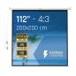 iggual Pantalla eléctrica 4:3 112" 200x200 cm iggual Pantalla eléctrica 4:3 112" 200x200 cm