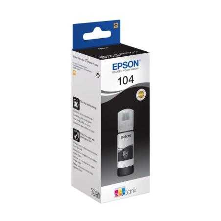 Epson Botella Tinta Ecotank 104 Negro