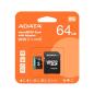 ADATA microSDXC/SDHC UHS-I U3 64GB c/adapt ADATA microSDXC/SDHC UHS-I U3 64GB c/adapt