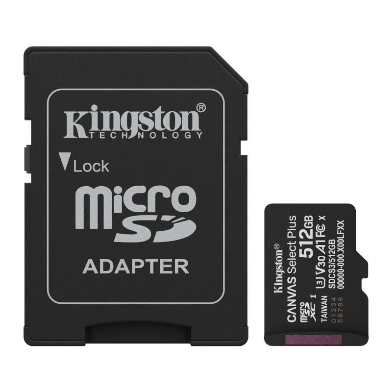 Kingston SDCS3/512GB microSDXC Gen3 150MB/s A1