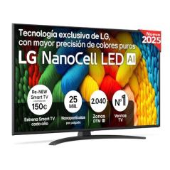 LG 50NANO81A6A TV 50" UHD SMART TV 4K NanoCell