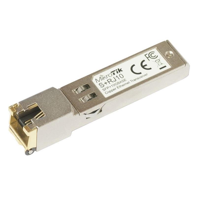 MikroTik S+RJ10 Modulo SFP+ 10GB 200m MikroTik S+RJ10 Modulo SFP+ 10GB 200m