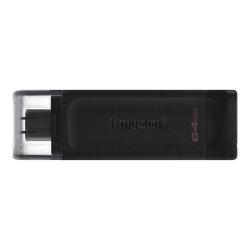 Kingston DataTraveler DT70 64GB USB C 3.2 Negro