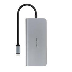 Nanocable Hub 8en1 USB-A+HDMI+USB-C PD+RJ45+TF+SD