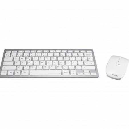 Tacens Levis Teclado+Ratón Inalámbrico Blanco Ultr