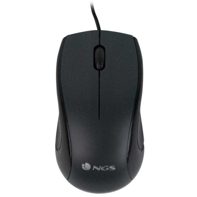 NGS Raton óptico Mist 1000Dpi Negro