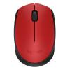 Logitech M171 Ratón Inalámbrico 1000 dpi Neg/Rojo