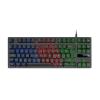 MARS GAMING Teclado MK02 H-MECHANICAL RED Black