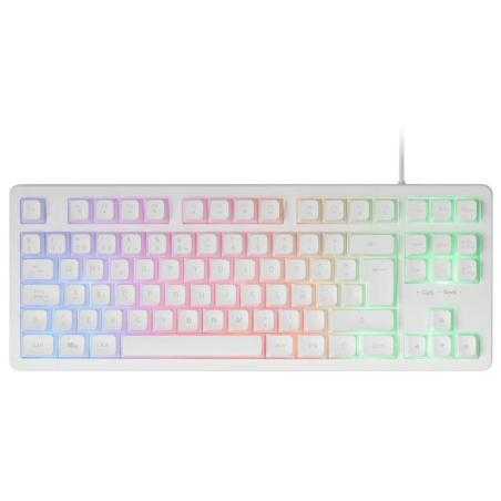 Mars Gaming Teclado MK023 TKL FRGB Blanco