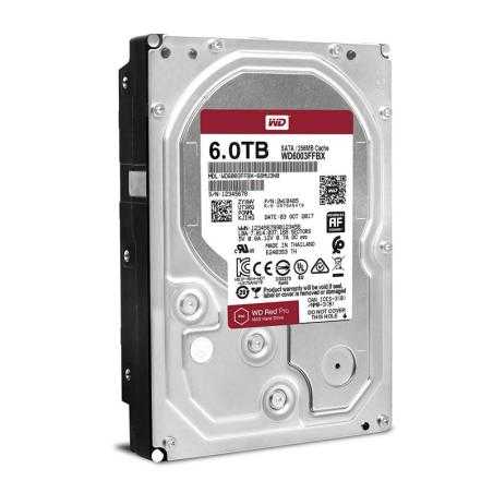 Western Digital WD6003FFBX 6TB SATA6 256MB Red Pro