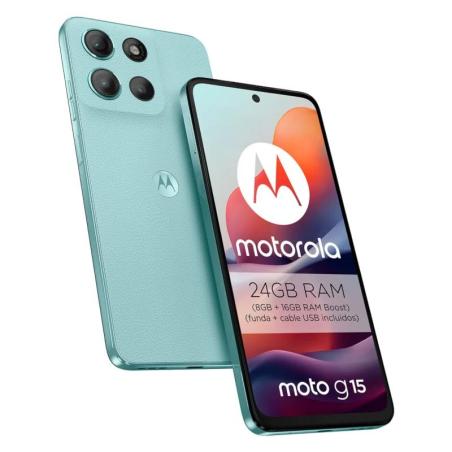 Motorola Moto G15 4G 6.7" 8Gb 512Gb Salt Air