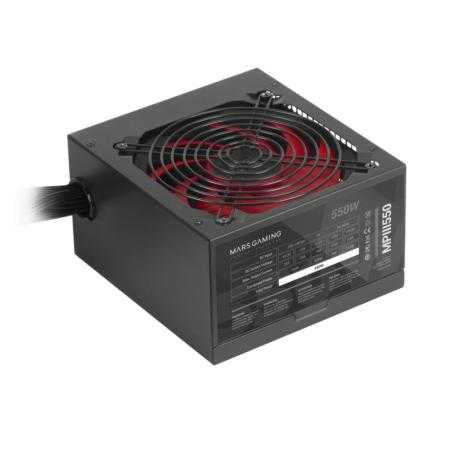 MARS GAMING Fuente Alimen. MPIII 550W, 85% Silent