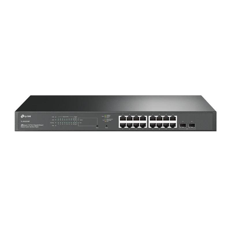 TP-Link SG2218P Switch 16xGbE 2xSFP 150W TP-Link SG2218P Switch 16xGbE 2xSFP 150W