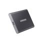 Samsung T7 SSD Externo 2TB NVMe USB 3.2 Gris Samsung T7 SSD Externo 2TB NVMe USB 3.2 Gris