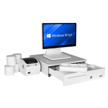 Pack completo TPV blanco 15,6" N100 30PW EASY80W