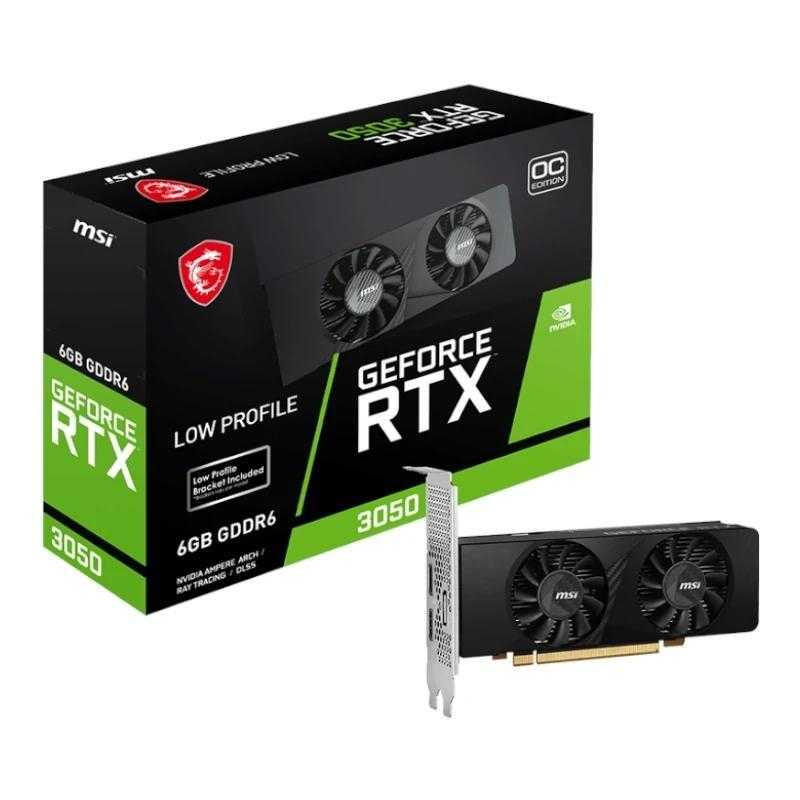 MSI VGA NVIDIA RTX 3050 LP 6G OC