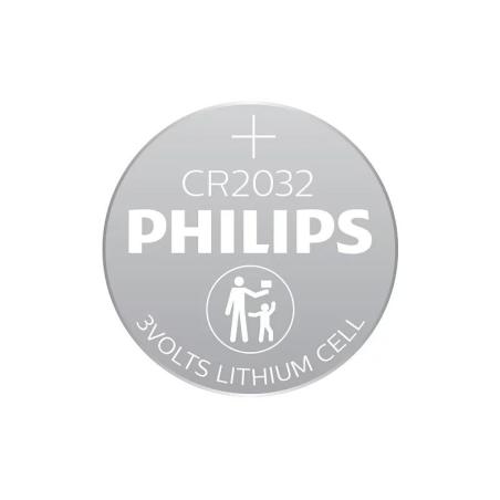 Philips Pila Boton Litio CR2032 3v Blister*5