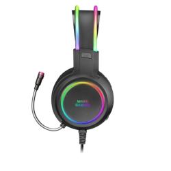 MARS GAMING Auricular+micro MHRGB PC/PS4-5/ BLACK