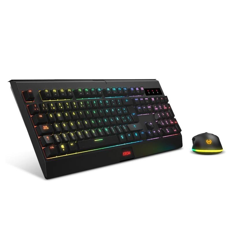 KROM KABALA | Kit Teclado y Ratón Wireless RGB SP KROM KABALA | Kit Teclado y Ratón Wireless RGB SP