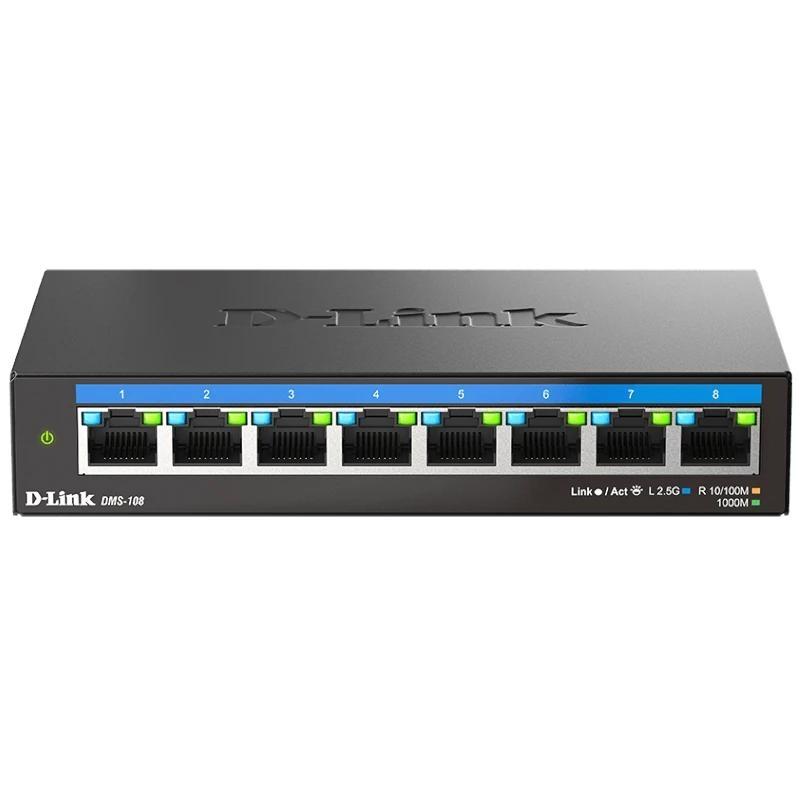 D-Link DMS-108 8x2.5MGb Unmanaged Switch