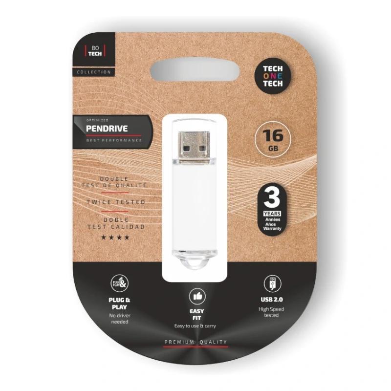 TECH ONE TECH Basic Pendrive 16Gb USB 2.0 Blanco TECH ONE TECH Basic Pendrive 16Gb USB 2.0 Blanco