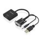 Aisens Conversor SVGA/M+JACK3.5/M+USB A/M HDMI/H