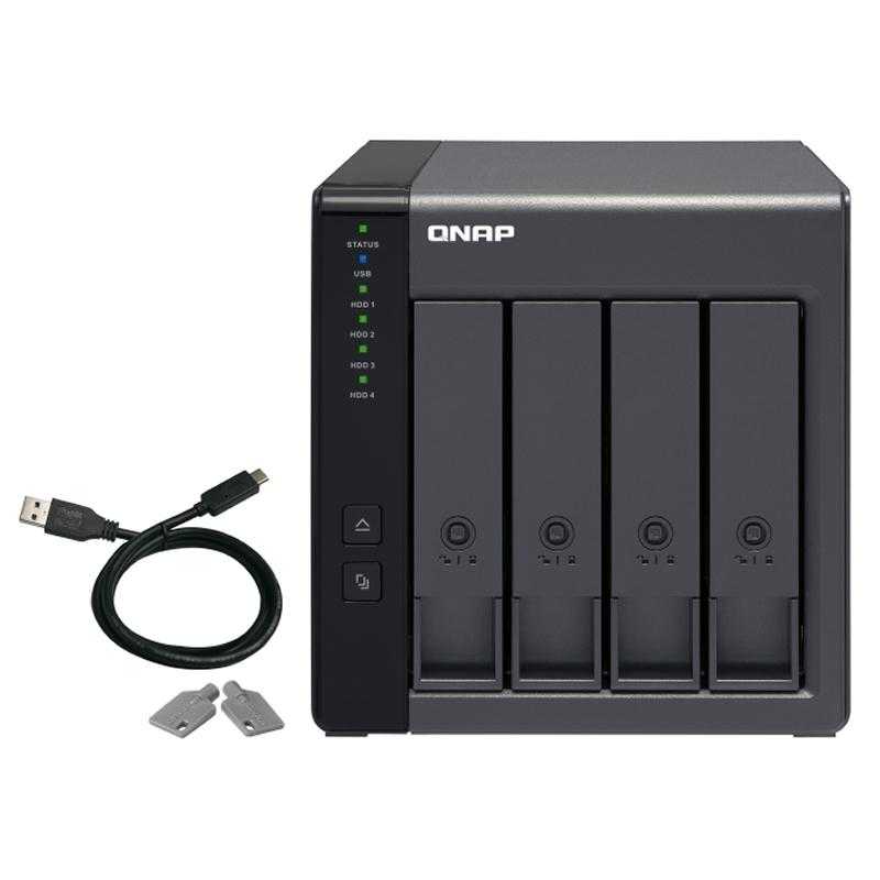 QNAP TR-004 Raid Expansion 4XHDD-Bay 1xUSB-C 3.2