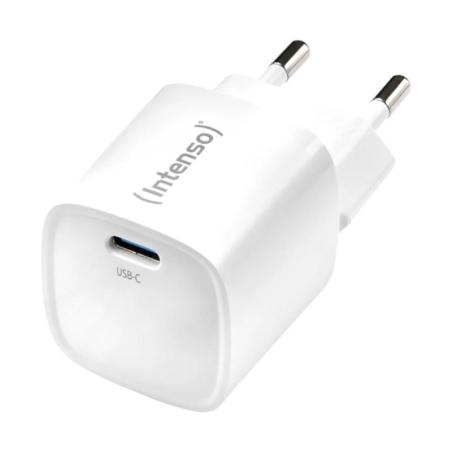 Intenso | Cargador pared GaN W30C² USB-C Blanco