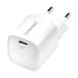 Intenso | Cargador pared GaN W30C² USB-C Blanco