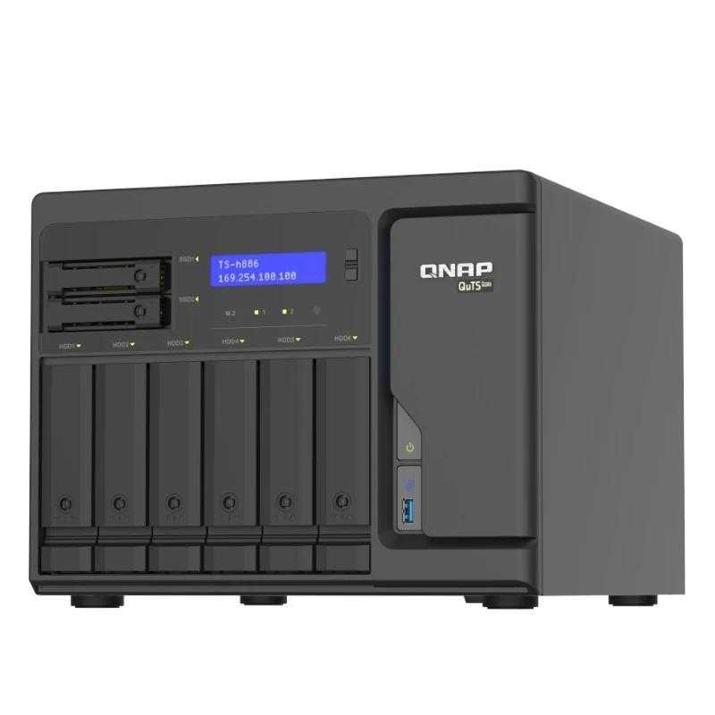 QNAP TS-H886-D1602-8G NAS 4+2-Bay 4x2.5GbE