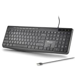 NGS Teclado USB SPECTRA Ultra Slim Silen. USB-A