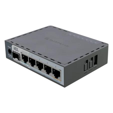 Mikrotik E60iUGS hEX Router 5xGbE PoE-I/O 1x2.5SFP