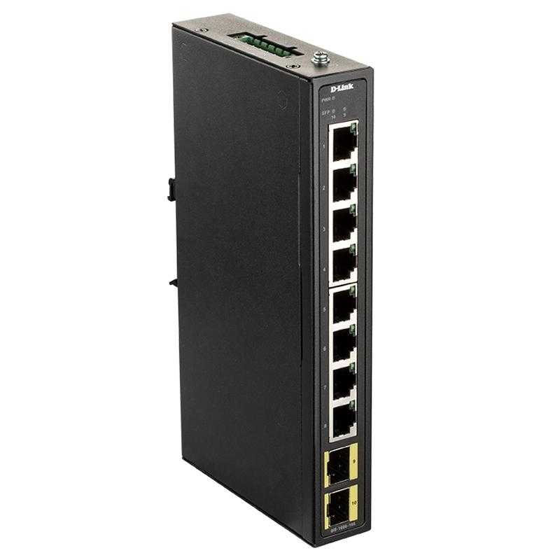 D-Link DIS-100G-10S Industrial Switch 8xGb 2xSFP