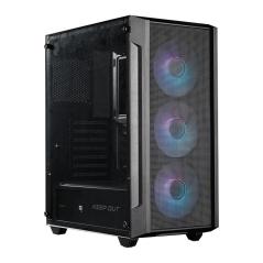 Keep Out Caja M-Atx KO XC-200 RGB USB3 Black Glass