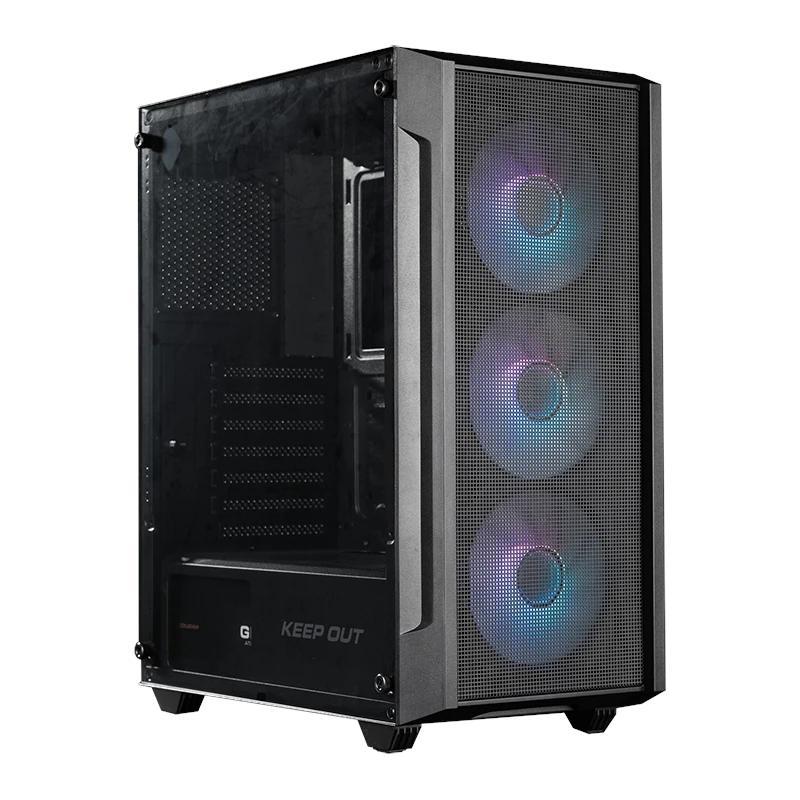 Keep Out Caja M-Atx KO XC-200 RGB USB3 Black Glass Keep Out Caja M-Atx KO XC-200 RGB USB3 Black Glass